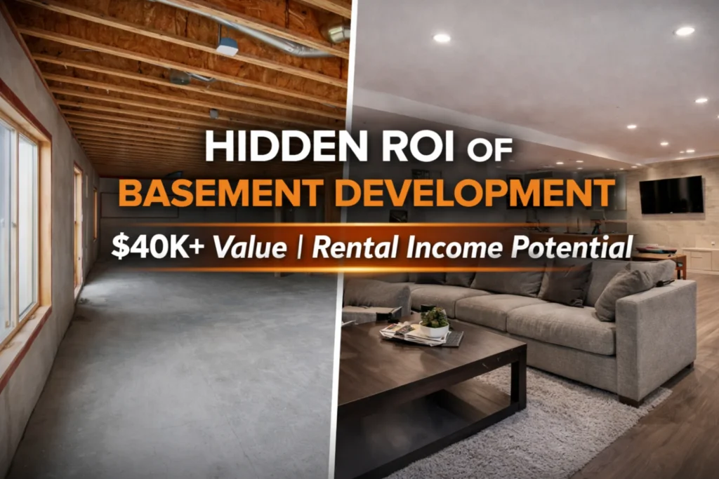 basement development ROI Edmonton