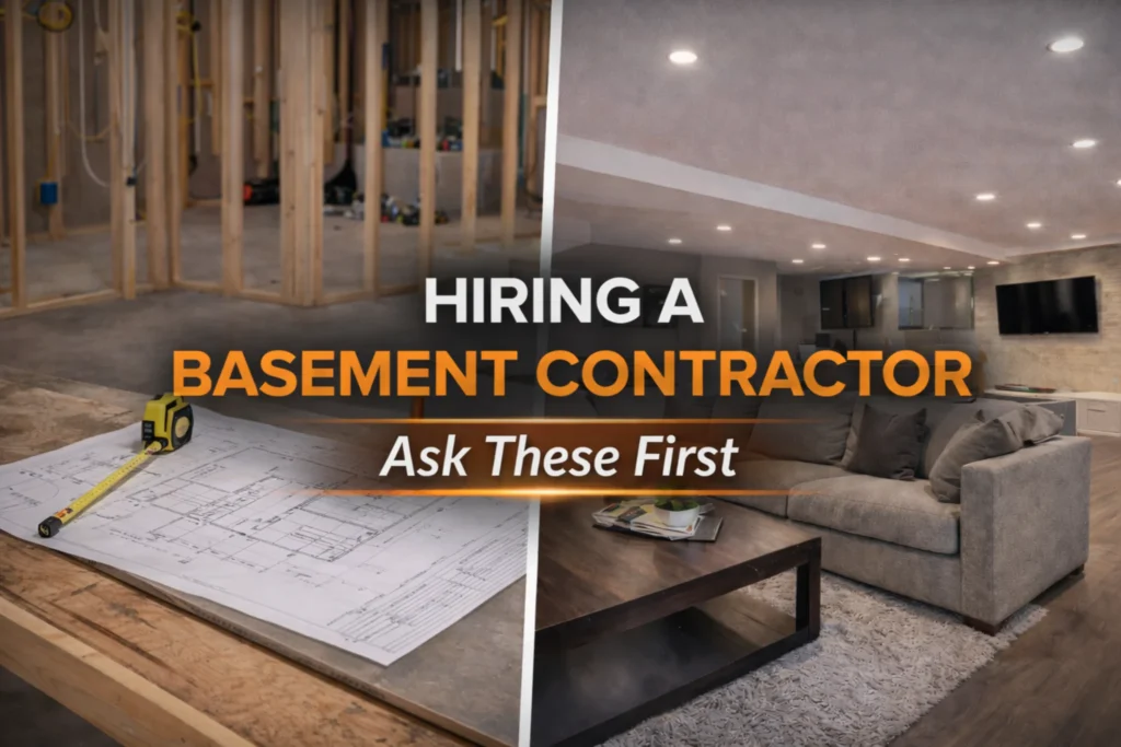 basement contractor Edmonton