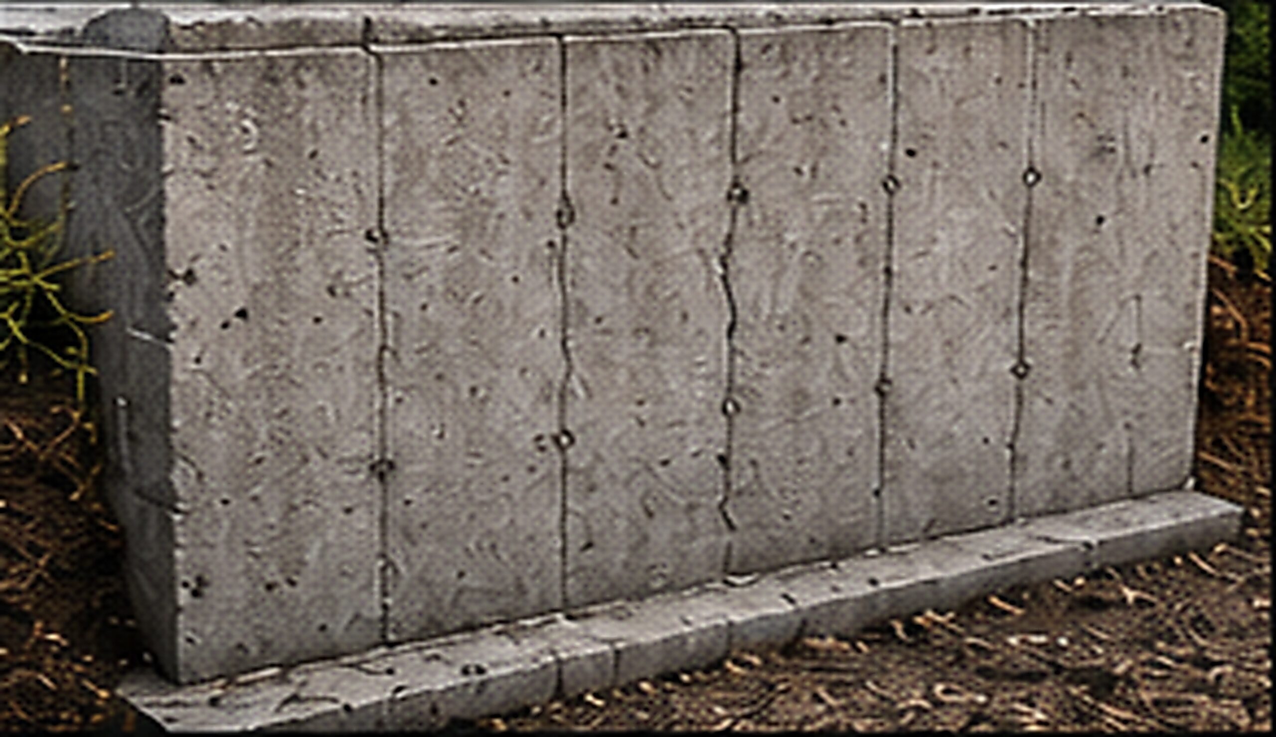 Concrete shrinkage foundation crack in Edmonton basement wall